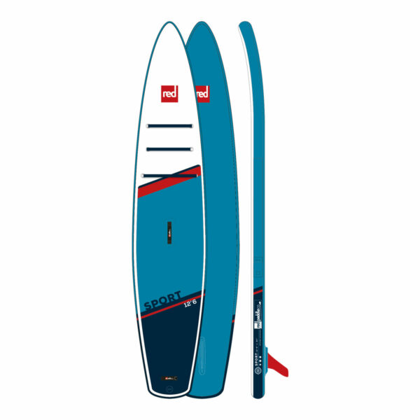 Red Paddle Co Sport 12'6" x 30" +plecak+pompka+zestaw na telefon+fin 2021